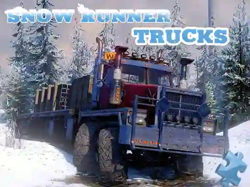 Igra Snow Runner Trucks Jigsaw online