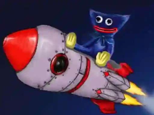 Huggy Wuggy in space — free online game