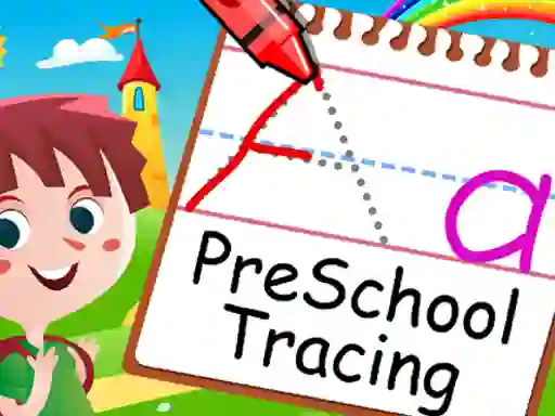 English Tracing book ABC  — free online game