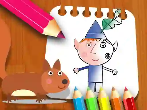 Ben Hollys Coloring Book — free online game