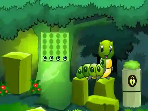 Caterpillar Forest Escape — free online game