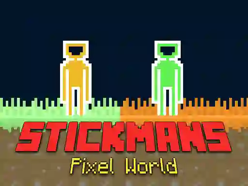 Stickmans Pixel World — free online game