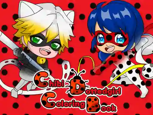 Chibi Dotted Girl Coloring Book — free online game