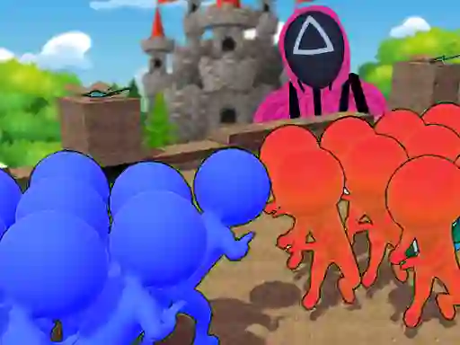 Squid Game Crowd Pusher — free online game