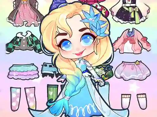 Hair Doll Dress Up  — free online game