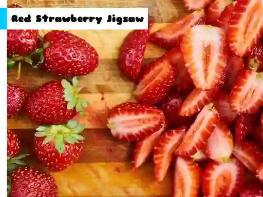 Red Strawberry Jigsaw — free online game