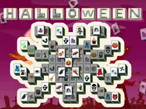 Halloween Mahjong Deluxe  — free online game