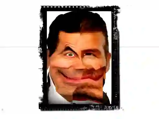 Funny Mr Bean Face HTML5 — free online game