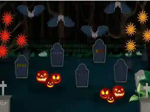 Permainan Cemetery Halloween talian