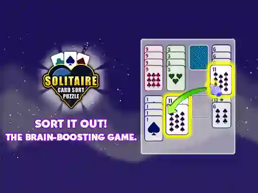 Solitaire Card Sort Puzzle — nemokamas žaidimas internete