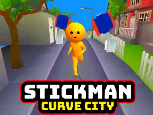 Stickman Curve City — free online game