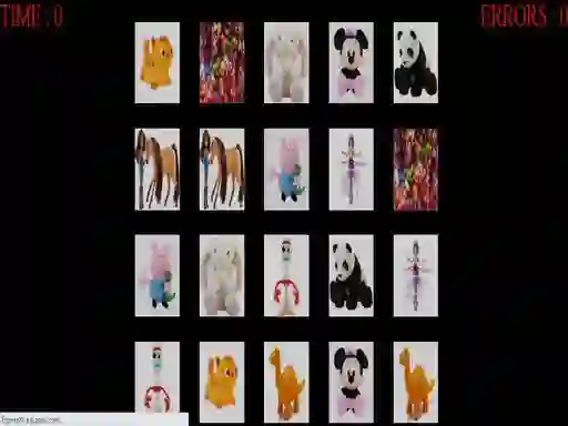 Memorize the toys — free online game
