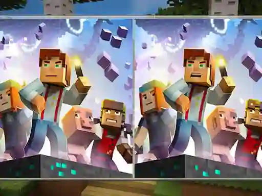 Minecraft Differences — لعبة مجانية اون لاين