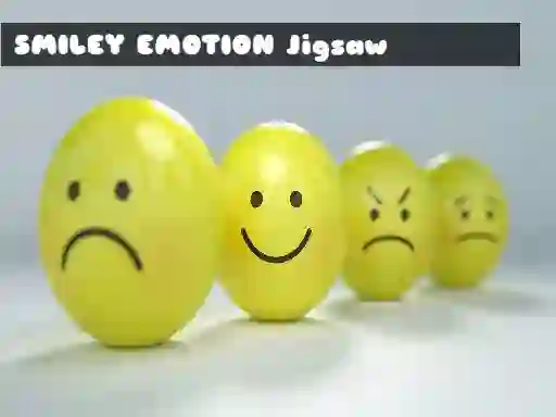 Mchezo Smiley Emotion jigsaw  online