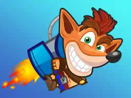 Flying Crash Bandicoot — free online game