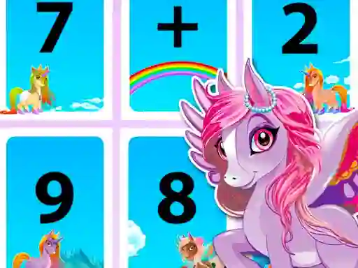 Cluiche Unicorn Math ar líne