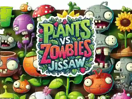 Plants vs Zombies Jigsaw — free online game