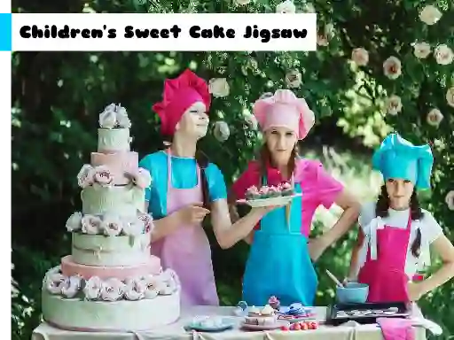 Children's Sweet Cake Jigsaw — free online game
