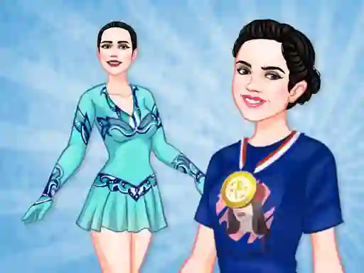 Young Figure Skaters Ellie and Jenny — free online game