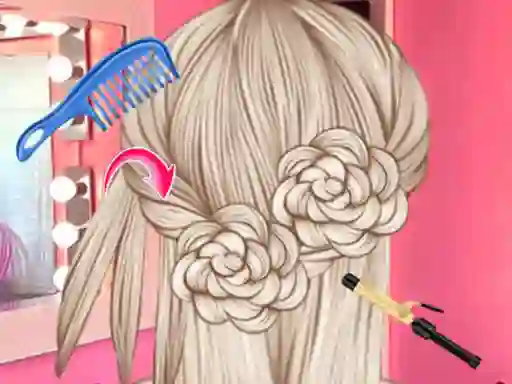 Bride Wedding Hair Design — free online game