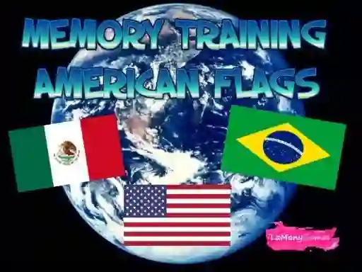 Memory Training American Flags — free online game