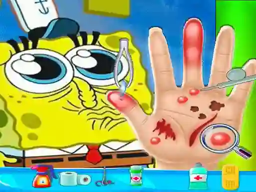 Spongebob Hand Doctor – ingyenes online játék