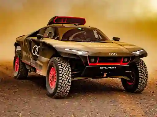 Igra Audi RS Q Dakar Rally Puzzle online
