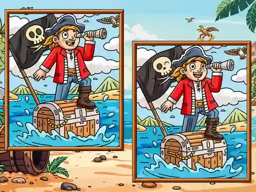 Pirates Find the Diffs  — free online game