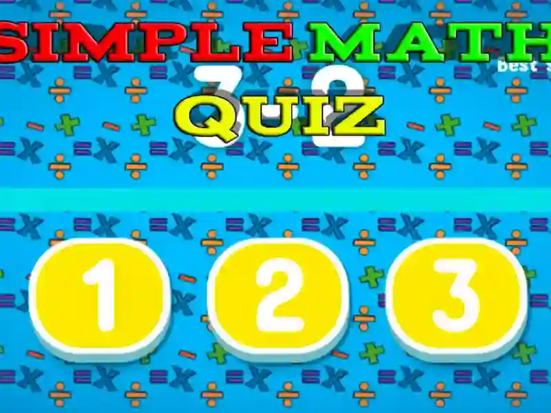 Simple Math Quiz — bezplatná online hra