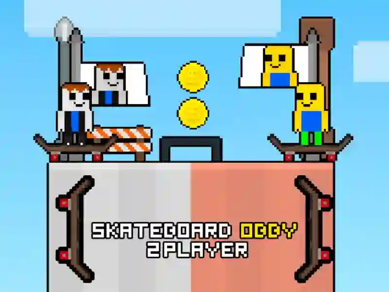 Skateboard Obby 2 Player — free online game