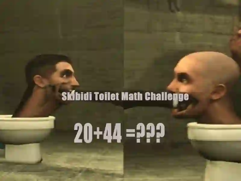 Skibidi Toilet Math challenge — free online game