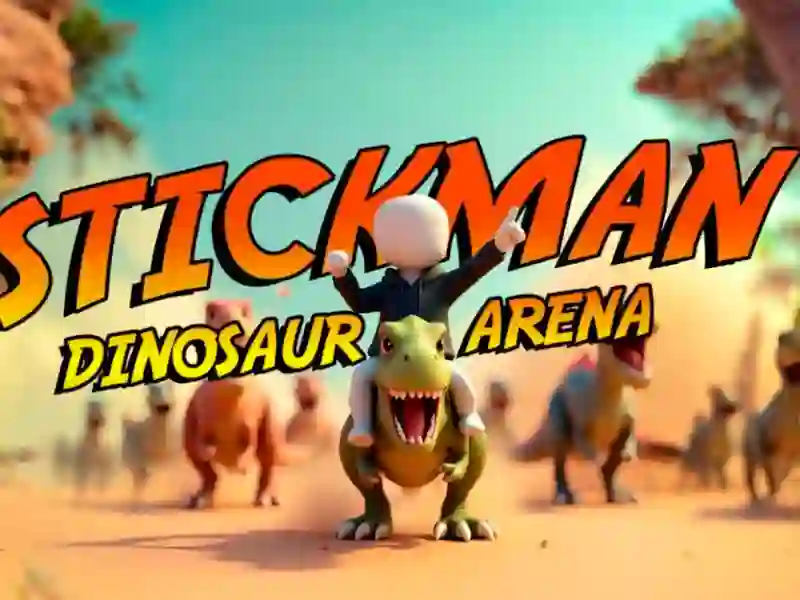 Stickman. Dinosaur Arena — free online game