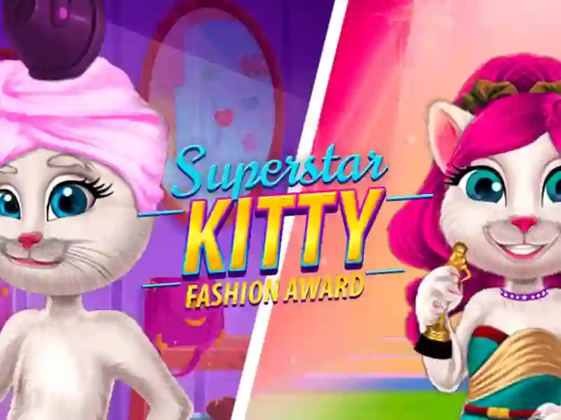 Superstar Kitty Fashion Award — free online game