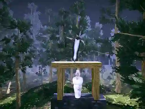 Pocong found Kuntilanak night horror — free online game