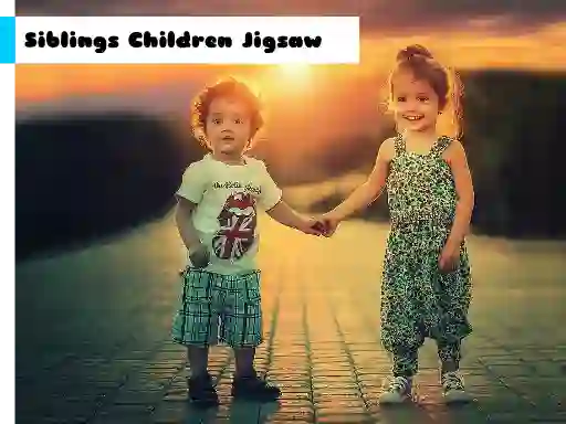 Siblings Children Jigsaw — free online game