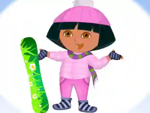 Dora Ski Dress up  — free online game