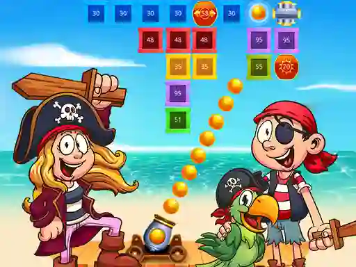 Pirates Bricks Breaker ‏  — free online game