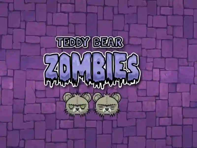 Teddy Bear Zombies Machine Gun   — free online game