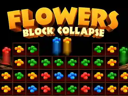 Flowers Blocks Collapse — free online game