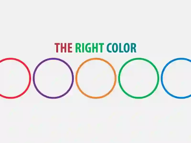 The Right Color  — free online game