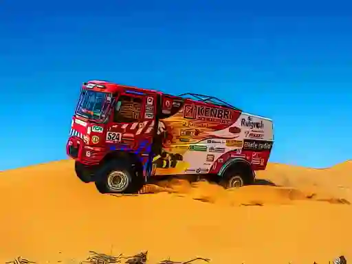 Desert Rally Puzzle — free online game
