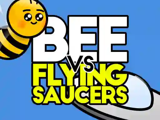 Bee vs flying saucers — free online game