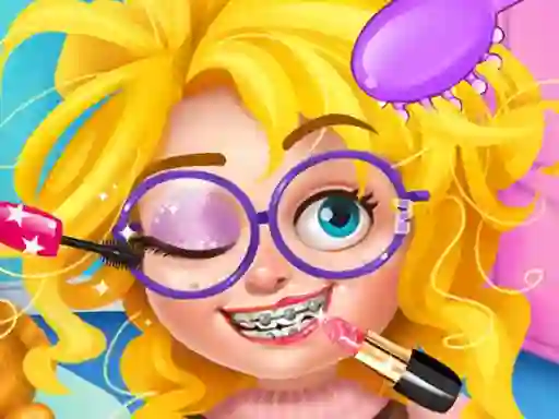 Nerdy Girl Makeup Salon — free online game