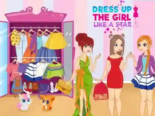 Dress Up The Girl Like A Star — free online game