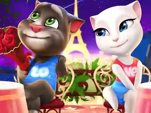 Talking Tom and Angela Coloring — free online game