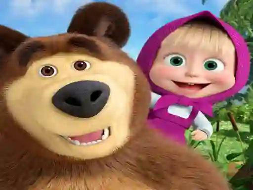 Masha and the Bear Jigsaw Puzzles — free online game