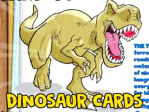 Dinosaur Cards — free online game