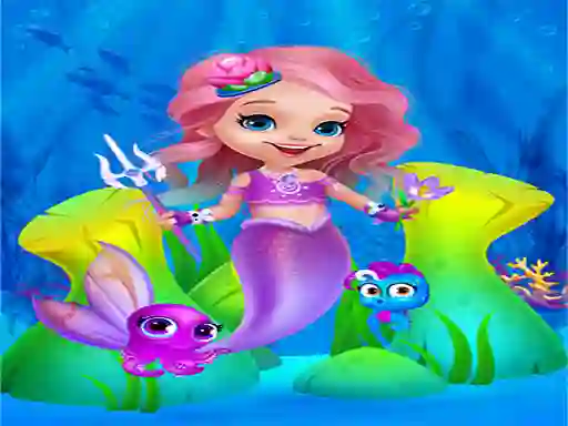 Igra Cute Mermaid Girl Dress Up  online