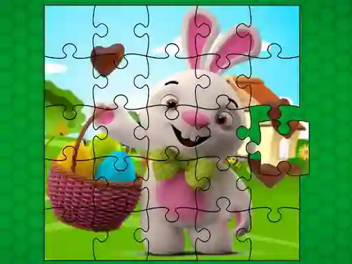 Easter Bunny Eggs Jigsaw — darmowa gra online