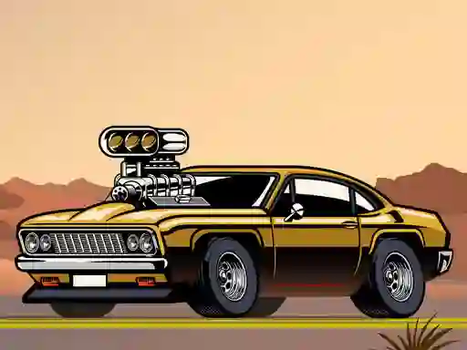 Jeu Crazy Big American Cars Memory en ligne